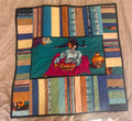 Handmade Southwestern Quilted Wall Hanging 24x24 - Alexander Henry Pueblo Woman Fabric