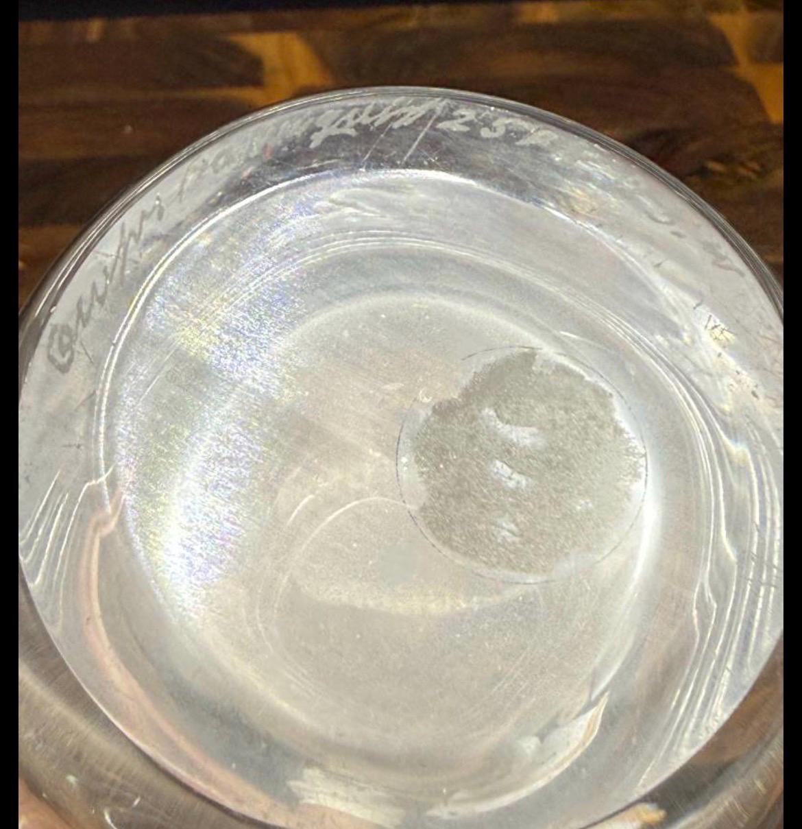 Vintage Orrefors Sweden Crystal "Goose Girl" Vase Sven Palmqvist 2578 Etched