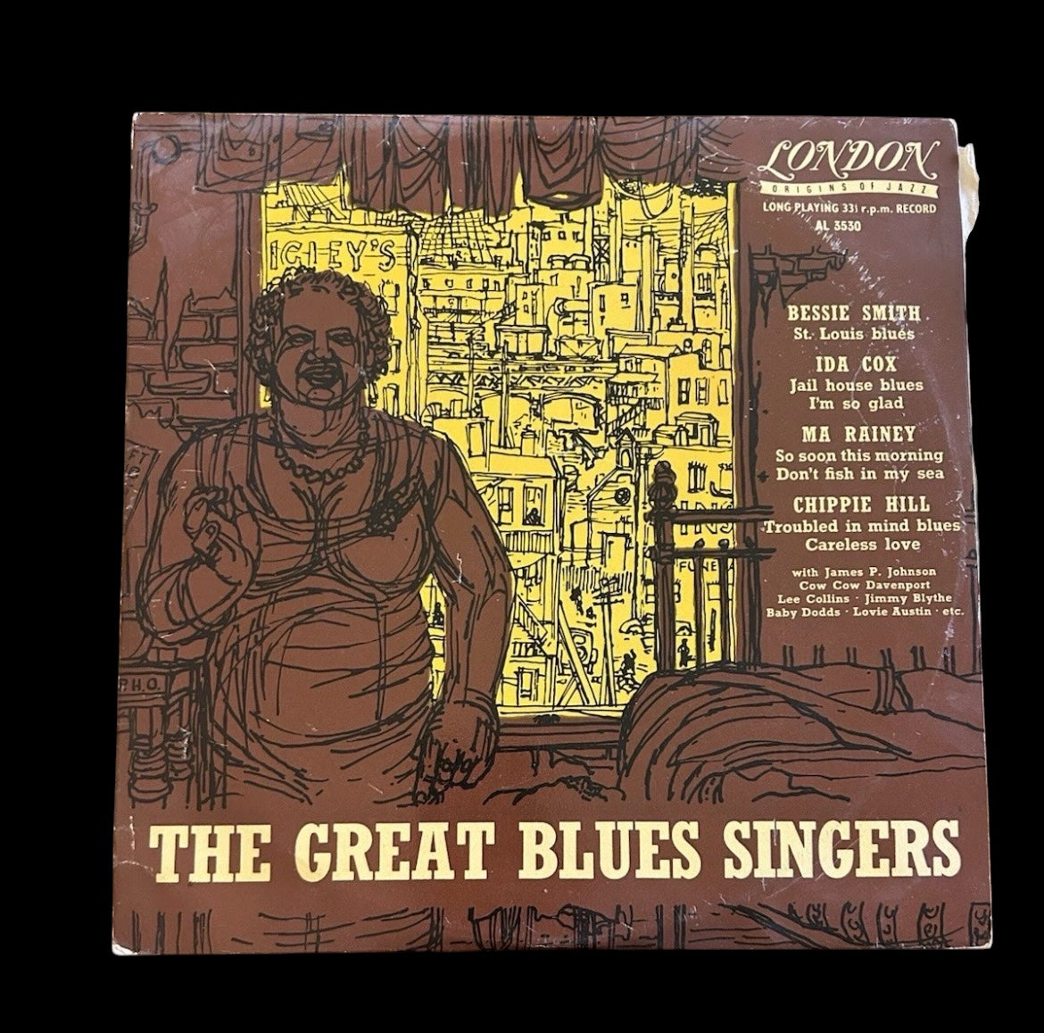 Vintage 10" Vinyl LP 3-Album Bundle Blues & Jazz London Records Estate Find