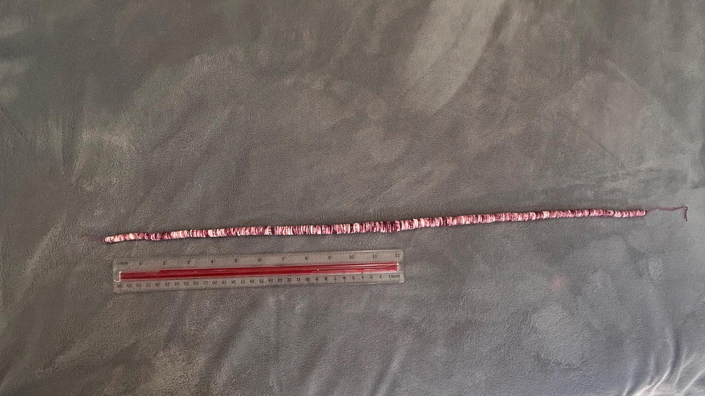 Rare 26" Natural Purple Spiny Oyster Heishi Master Strand
