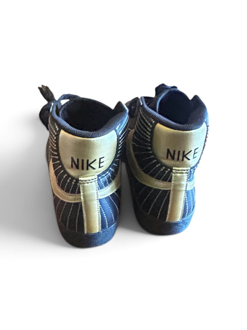Nike WMNS Blazer High "Black / Metallic Gold" Hercules Beetle Vintage 2009 | Sz 8.5 | Collectible Sneaker