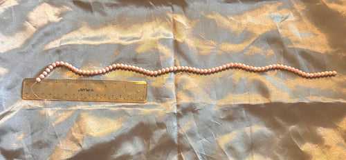 Genuine Vintage "Angel Skin" Coral Loose Strands - 34g Estate Find