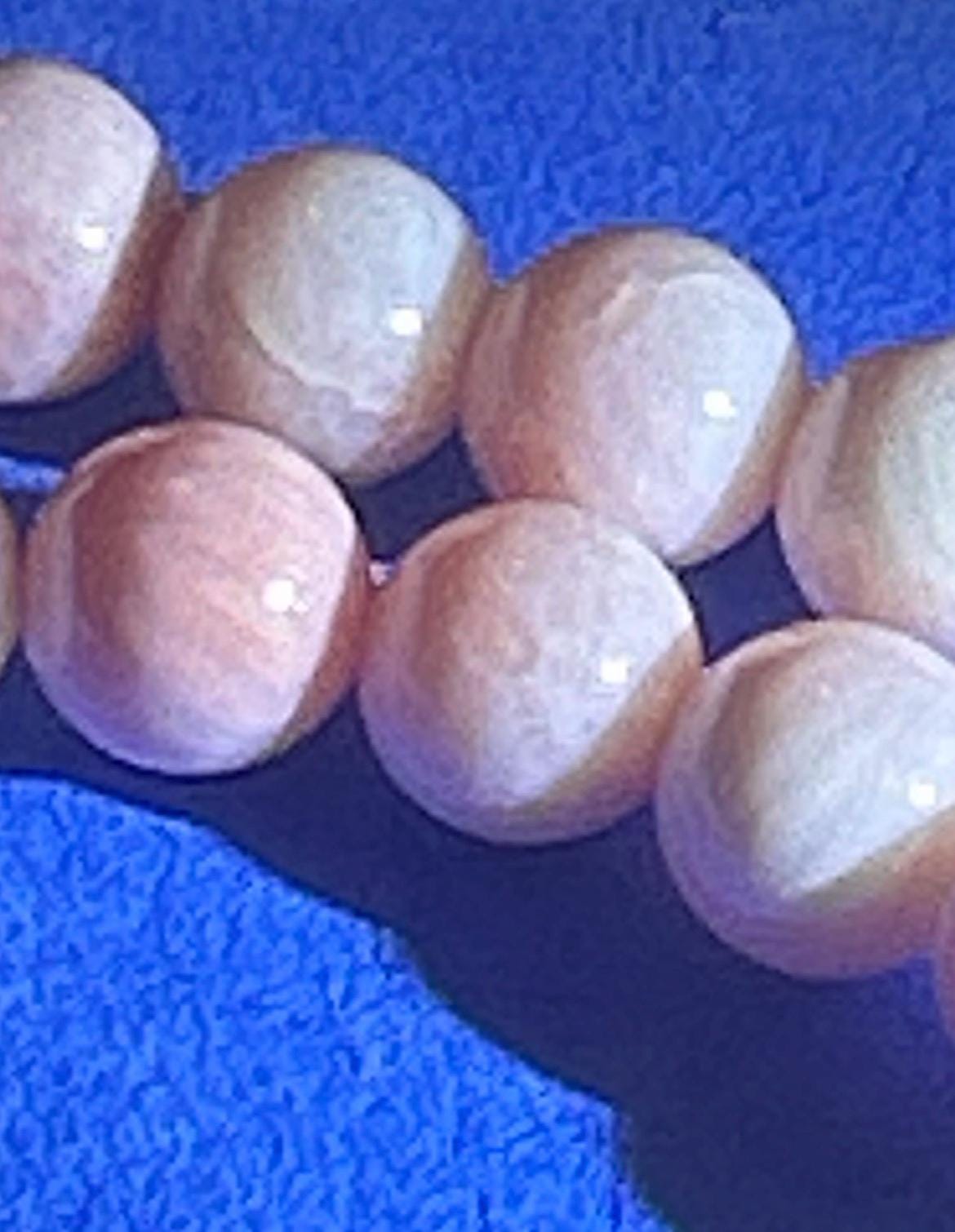 Genuine Vintage "Angel Skin" Coral Loose Strands - 34g Estate Find