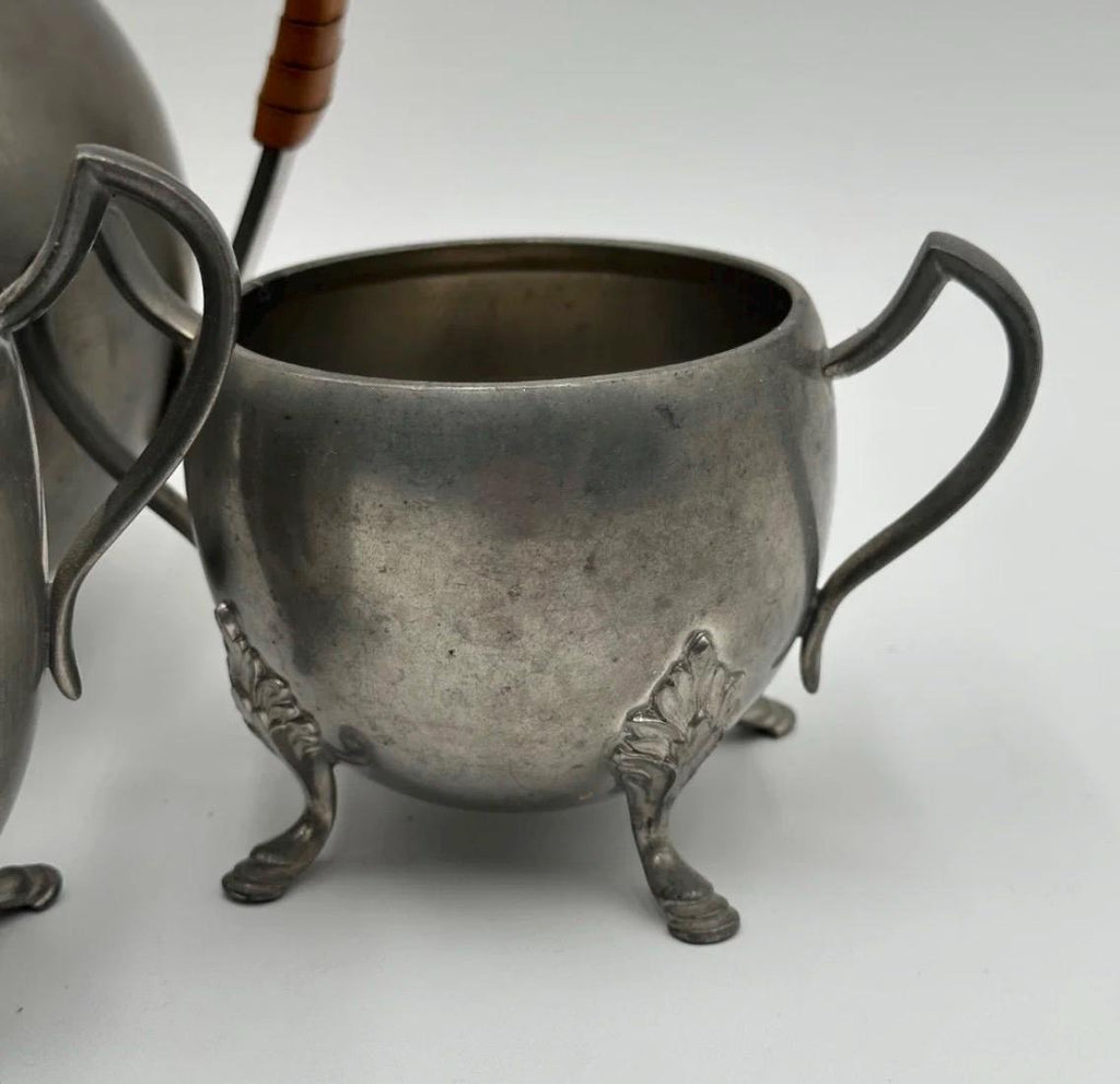 Vintage 8-Piece Pewter Wallace, Norway Pewter, Service- Signed Arne Haugrud