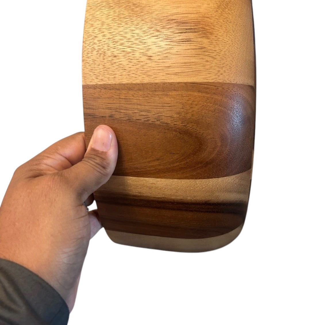 Artisan Acacia Wood Salad Bowl