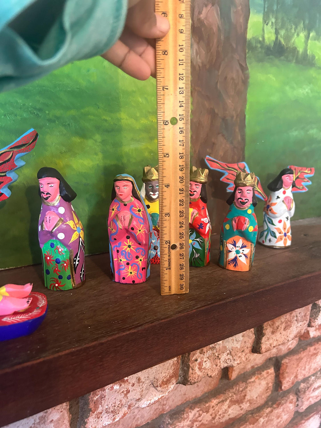 Signed 13pc Rodrigo Melchor Ojeda Oaxacan Nativity Set Vintage Masterpiece