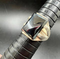 Heavy Vintage 10.7g Men’s Sterling Silver Black Onyx Signet Ring Sz 10
