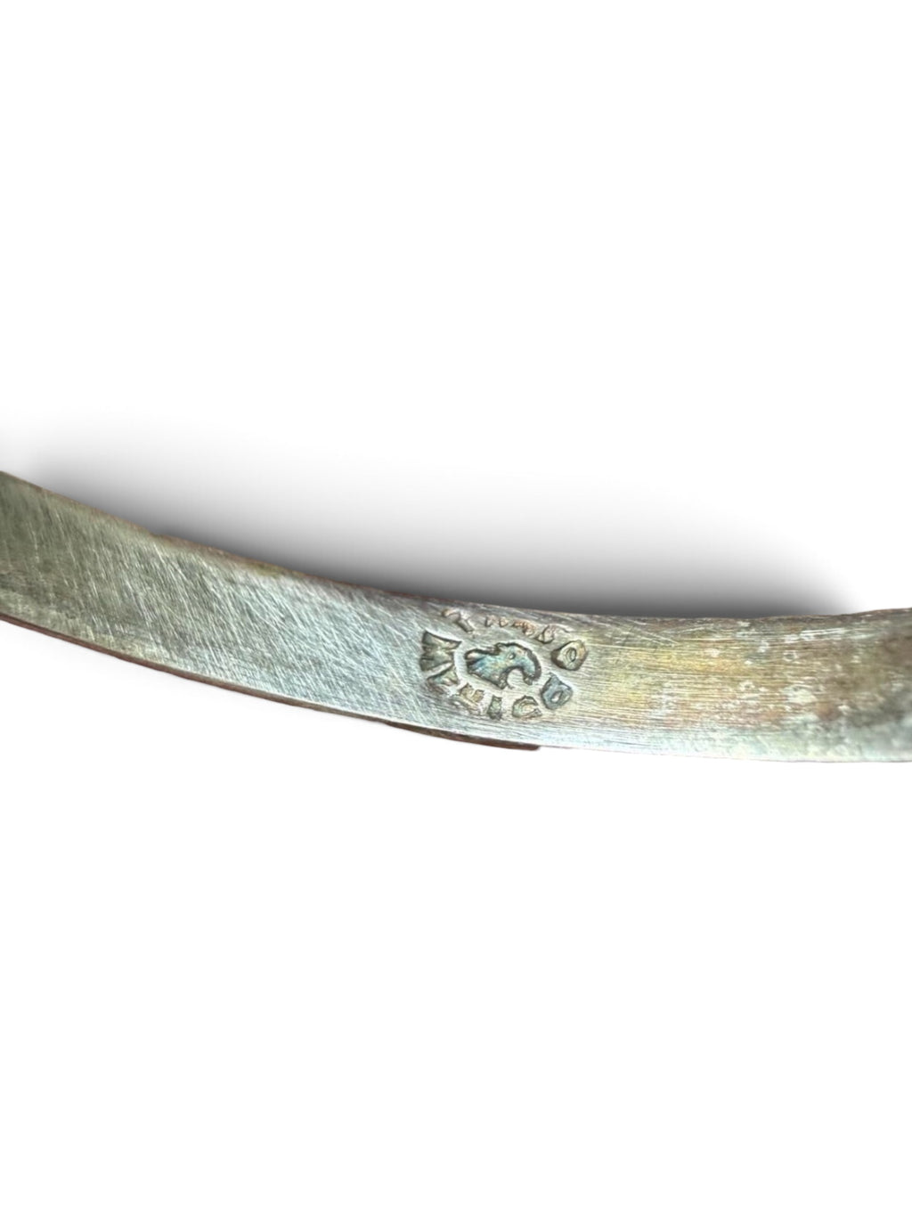 Vintage Taxco Silver Domed Bangle • Mid-Century Minimalist • Circa 1950s