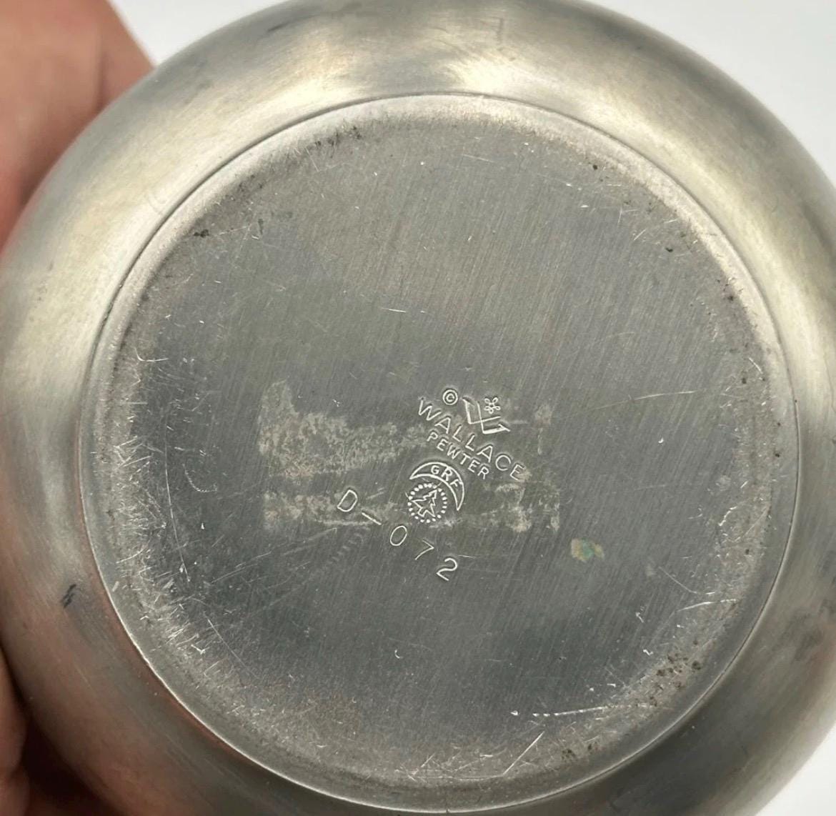 Vintage 8-Piece Pewter Wallace, Norway Pewter, Service- Signed Arne Haugrud