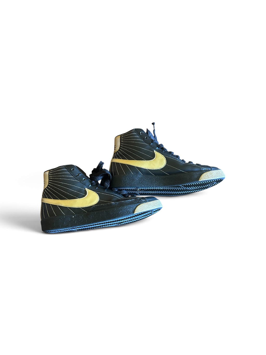 Nike WMNS Blazer High "Black / Metallic Gold" Hercules Beetle Vintage 2009 | Sz 8.5 | Collectible Sneaker