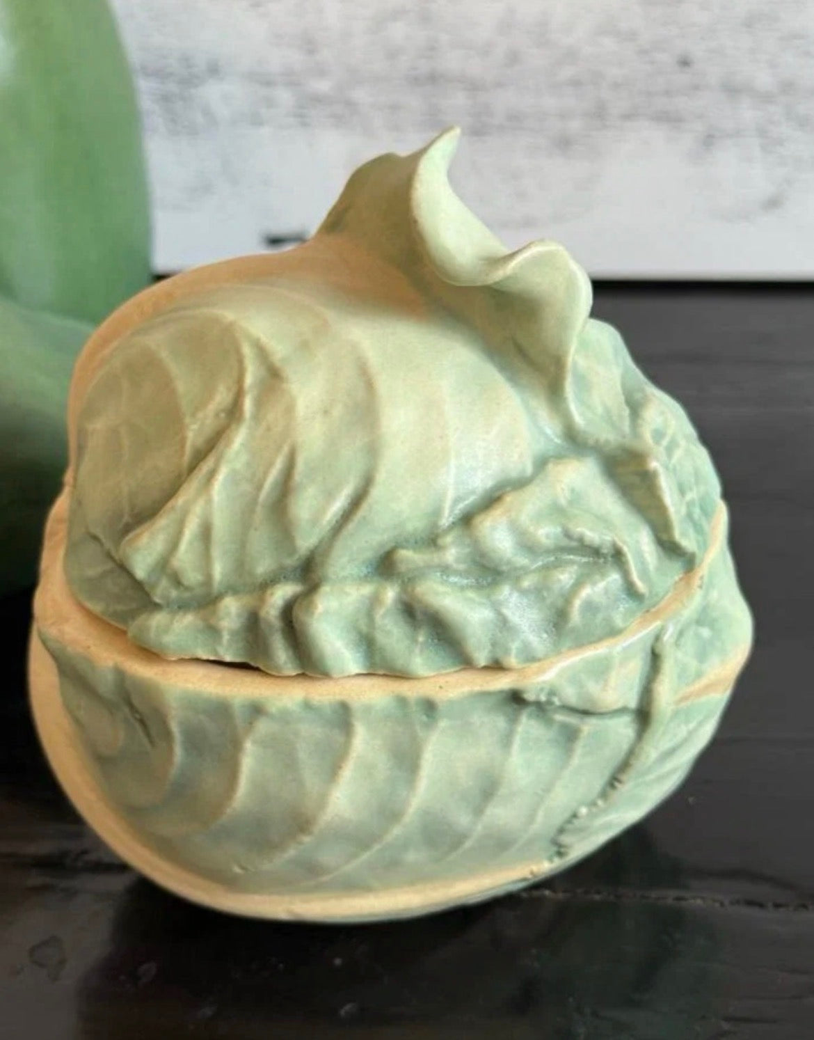 Patricia Garrett Great Impressions 3pc Lot Squash Cabbage Vase