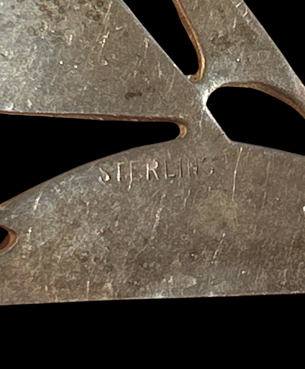 Vintage Sterling Silver Sailboat Brooch Pin - Midcentury