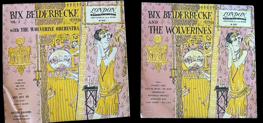 Bix Beiderbecke 10" Vinyl LP Bundle Vol 2 & The Wolverines London Estate Find