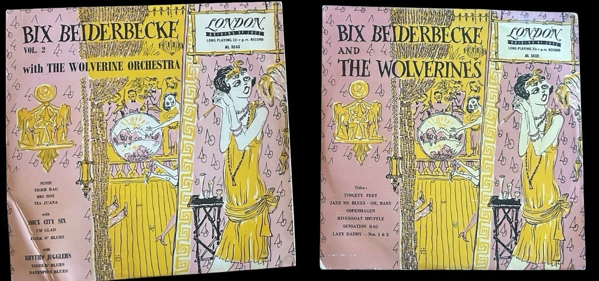Bix Beiderbecke 10" Vinyl LP Bundle Vol 2 & The Wolverines London Estate Find