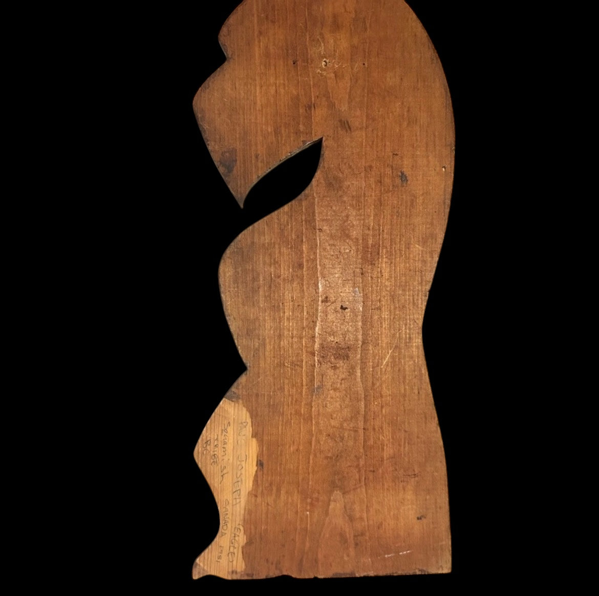 Paul Joseph Indigenous Squamish Carving “Eagle” Signed Circa 1981