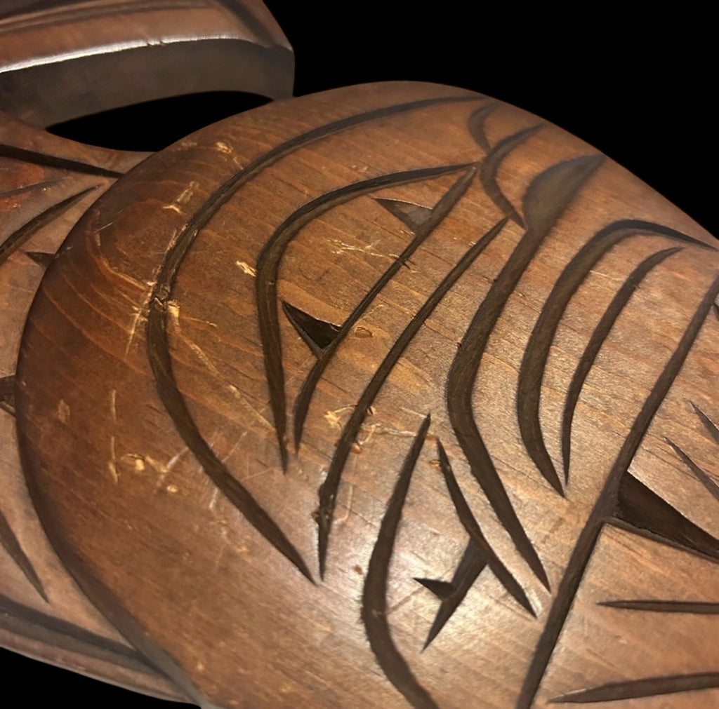 Paul Joseph Indigenous Squamish Carving “Eagle” Signed Circa 1981