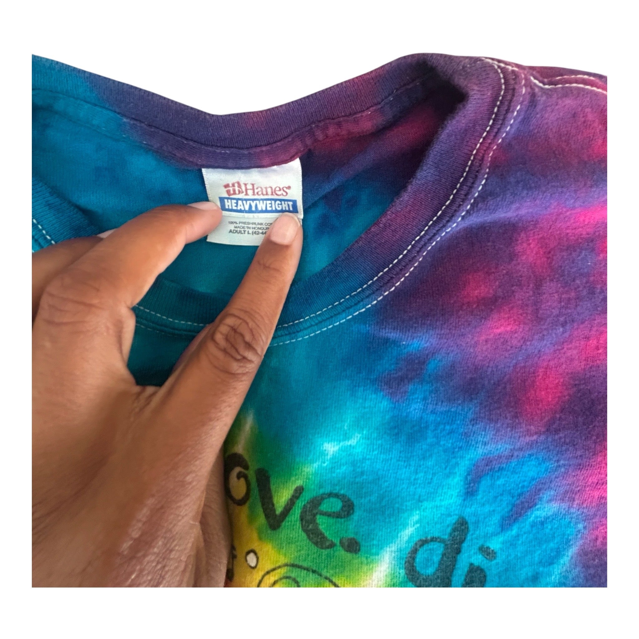 Live Oak Music Festival 2009 — Official Tie-Dye Tee | KCBX Benefit | Like-New