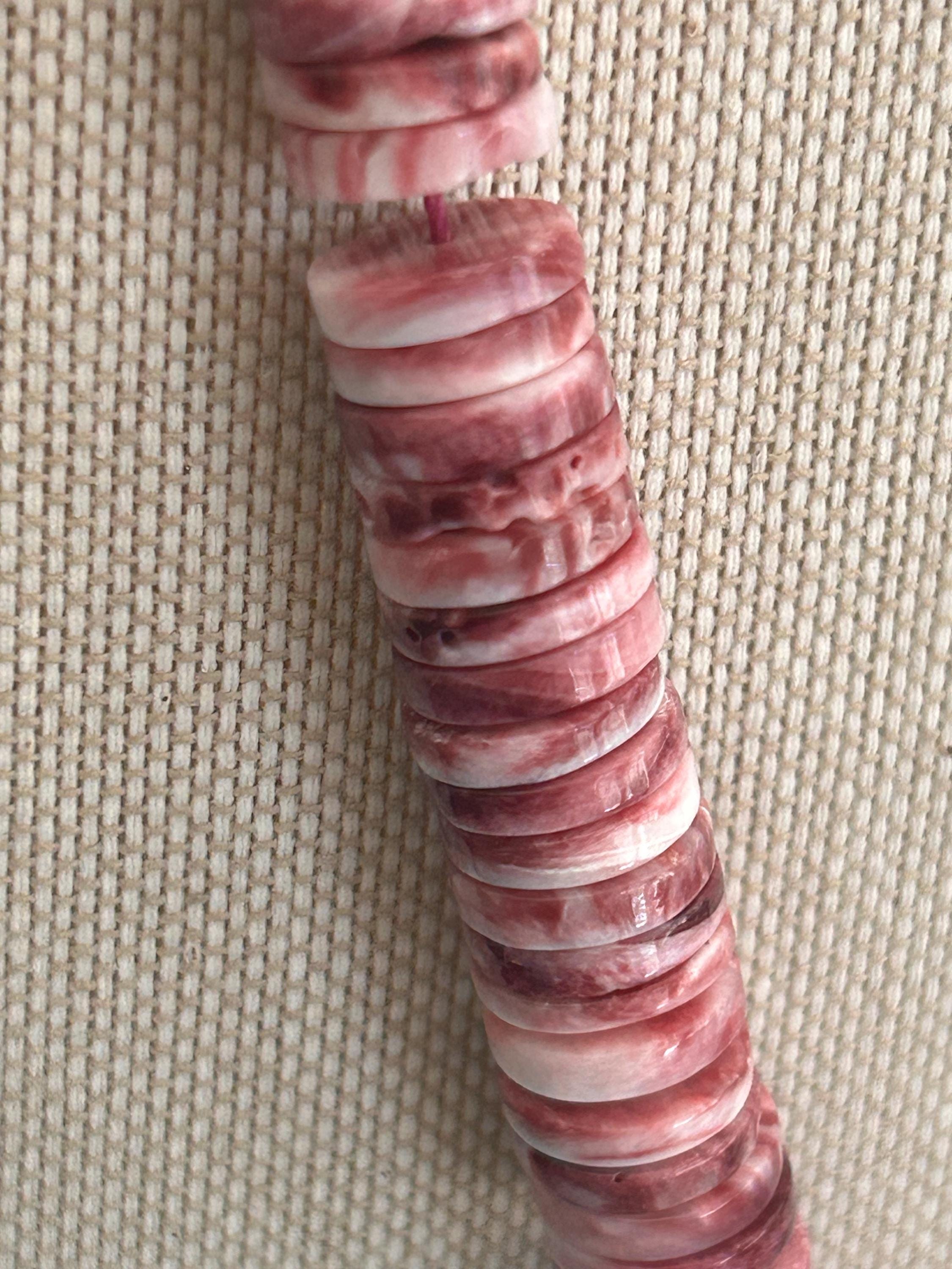 Rare 26" Natural Purple Spiny Oyster Heishi Master Strand