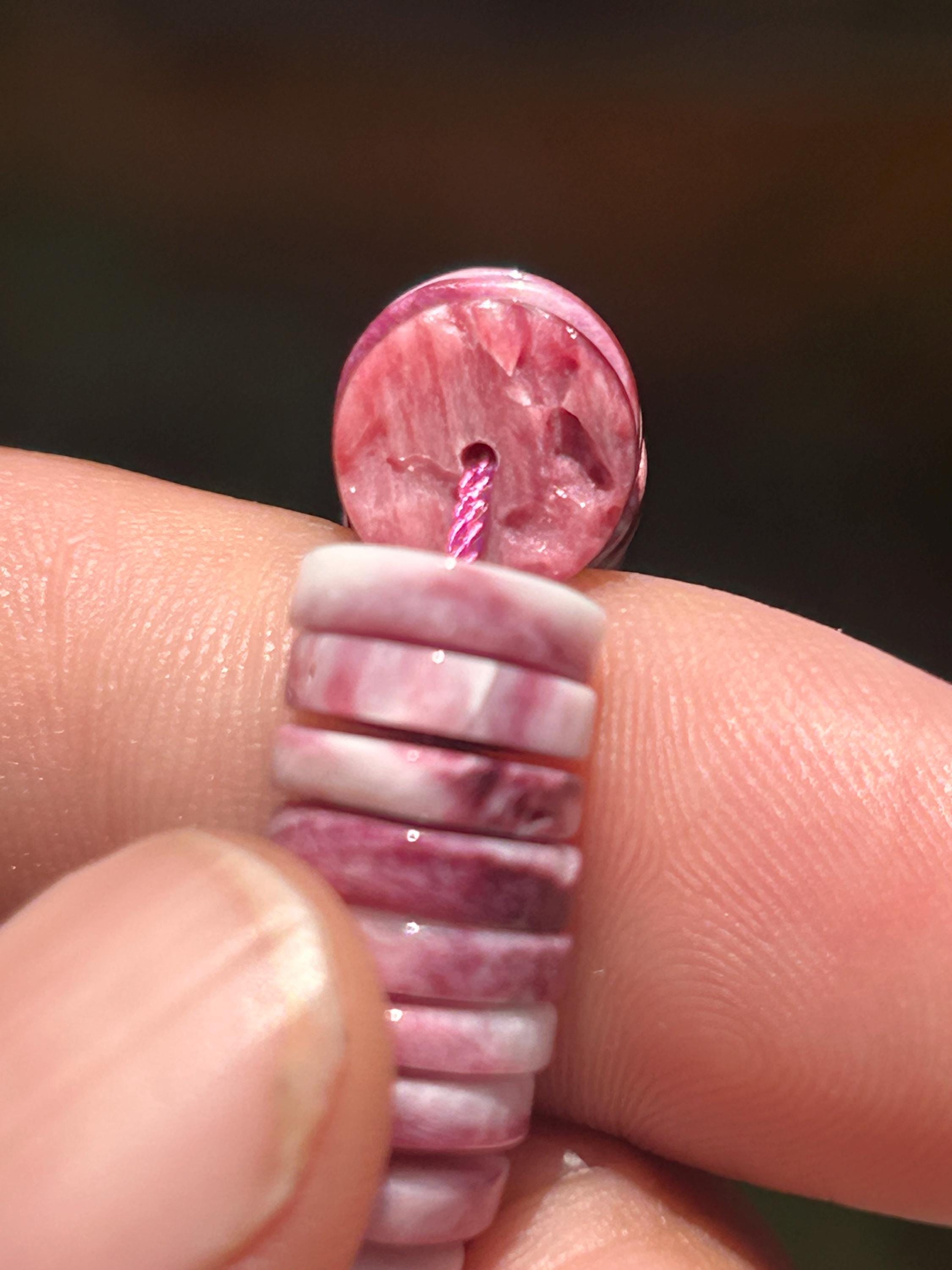 Rare 26" Natural Purple Spiny Oyster Heishi Master Strand